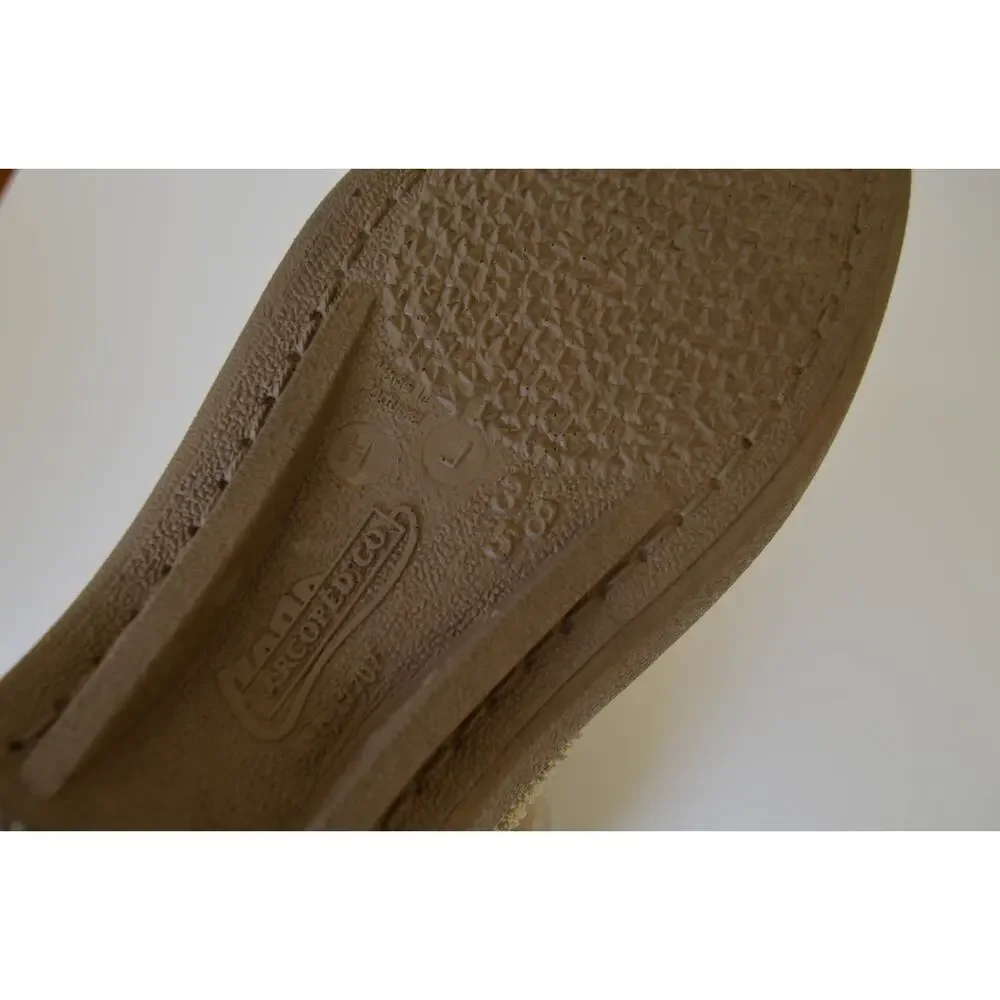 Woven Beige A'rcopedico Orthopedic Shoes